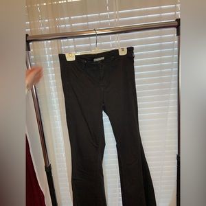 Black flare free people pants